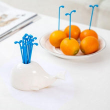 Load image into Gallery viewer, Whale Stick Toothpick Set
