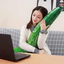 Load image into Gallery viewer, Cute-cumber Plush Pillow