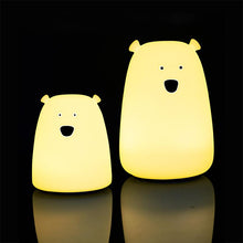 Load image into Gallery viewer, Bear Silicone LED Night Light