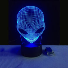 Load image into Gallery viewer, Alien 3D LED Light
