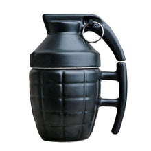 Load image into Gallery viewer, Ceramic Lidded Grenade Mug