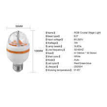 Load image into Gallery viewer, Rotating Party Mushroom Bulb