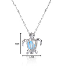Load image into Gallery viewer, Glow Turtle Necklace