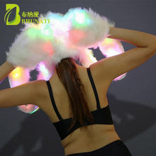 Load image into Gallery viewer, LED Fur Hood
