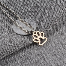 Load image into Gallery viewer, Rescue Paw Print Necklace