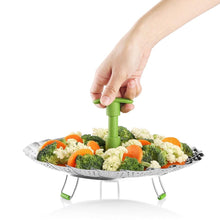 Load image into Gallery viewer, Collapsible Food Steamer Basket