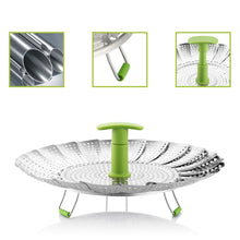 Load image into Gallery viewer, Collapsible Food Steamer Basket