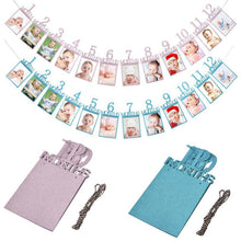 Load image into Gallery viewer, Baby Birthday Banner