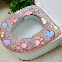 Load image into Gallery viewer, Plush Toilet Cover