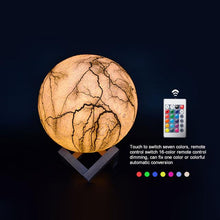 Load image into Gallery viewer, Cracked Moon Lamp