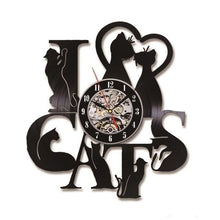 Load image into Gallery viewer, Decorative LED Cat Clock