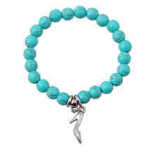 Load image into Gallery viewer, Boho Turquoise Charm Bracelet