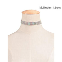 Load image into Gallery viewer, Chloe Crystal Rhinestone Choker Necklace
