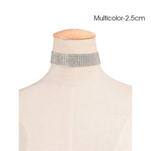 Load image into Gallery viewer, Chloe Crystal Rhinestone Choker Necklace