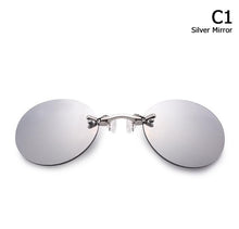 Load image into Gallery viewer, Men's Rimless Clamp Glasses