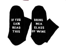 Load image into Gallery viewer, Bring Me Wine Socks