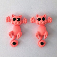 Load image into Gallery viewer, Trap Cat Stud Earrings
