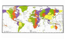 Load image into Gallery viewer, Colorful Map Mouse Pad