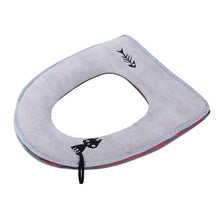 Load image into Gallery viewer, Cat and Fish Toilet Cover