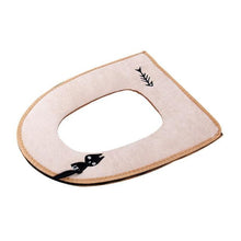 Load image into Gallery viewer, Cat and Fish Toilet Cover