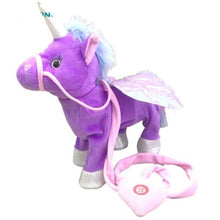 Load image into Gallery viewer, Walking Unicorn Plush Toy