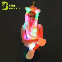 Load image into Gallery viewer, LED Fur Hood