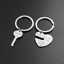 Load image into Gallery viewer, Forever Together Couples Keychain
