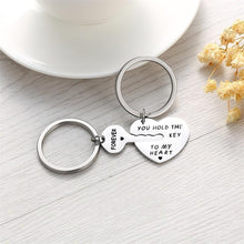 Load image into Gallery viewer, Forever Together Couples Keychain
