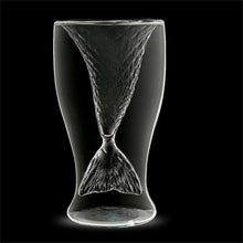 Load image into Gallery viewer, Mermaid Tail Double Wall Glass
