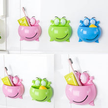 Load image into Gallery viewer, Frog Stand Toothbrush Holder
