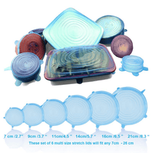 Load image into Gallery viewer, Stretch &amp; Fit - Silicone Stretch Lids (6-Pack)
