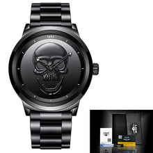 Load image into Gallery viewer, Men's 3D Skull Watch
