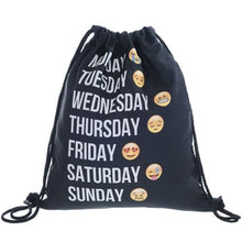 Load image into Gallery viewer, Lightweight Drawstring Emoji Bag
