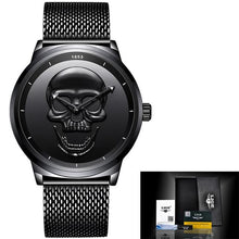 Load image into Gallery viewer, Men's 3D Skull Watch
