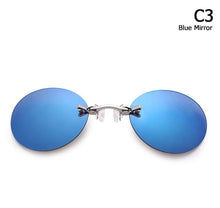 Load image into Gallery viewer, Men's Rimless Clamp Glasses
