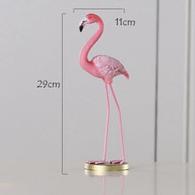 Load image into Gallery viewer, Pink Flamingo Desktop Figurines
