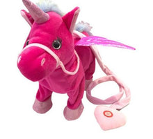 Load image into Gallery viewer, Walking Unicorn Plush Toy
