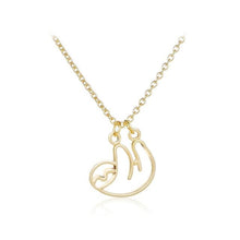 Load image into Gallery viewer, Sloth Wildlife Fashion Necklace
