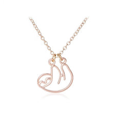 Load image into Gallery viewer, Sloth Wildlife Fashion Necklace
